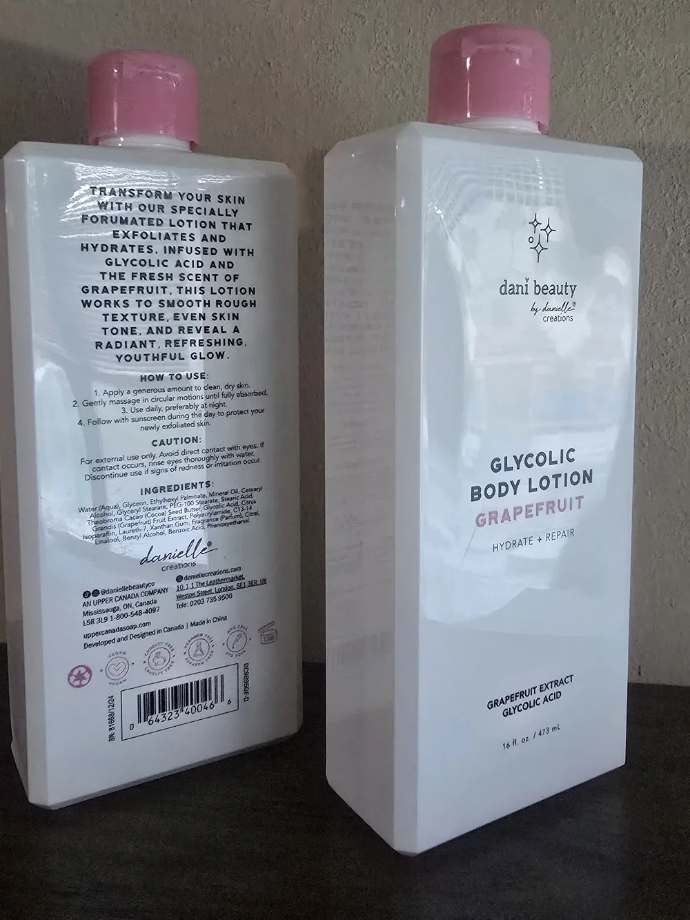 Glycolic Body Lotion - Grapefruit (Pink)